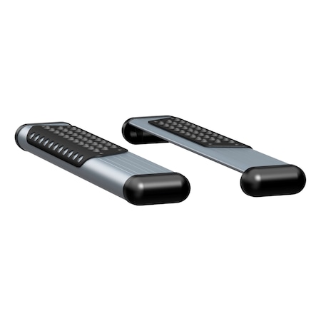 Luverne O-MEGA/O-MEGA II RUNNING BOARDS SILVER POWDER COAT(BRKTS SOLD SEP) 583036